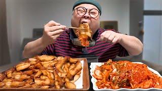 더고아재! 튀기듯이 구운 삼겹살, 항정살에 뜨끈한 선지 해장국 추가!│Samgyeopsal, Pork Jowl, Seonji Haejangguk Mukbang Eatingshow