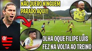 IMPRESSIONANTE! OLHA OQUE FILIPE LUIS FEZ NA VOLTA AOS TREINO DO FLAMENGO "FOCO TOTAL NO FLUMINENSE"