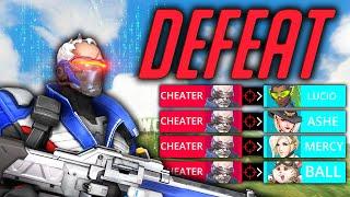 Spectating a CHEATER That Can't Win In Overwatch