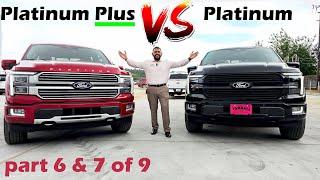 Luxury Showdown: 2024 Ford F150 Platinum Plus vs. Platinum Trim Comparison