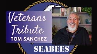 Veterans Tribute Tom Sanchez #navy #navyveteran #seabee #veteransday2023 #military #armedforces