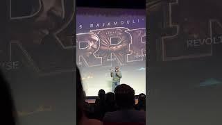 S.S. Rajamouli thanks fan watched #RRR  57 times Ace theatre screening in USA Los Angeles .