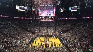 Moda Center reacts as Blazers beat Rockets in Game 4, 2014 playoffs (Rose Garden)