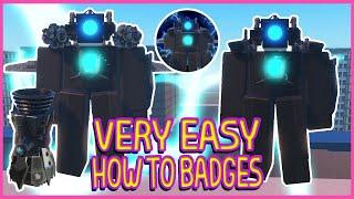 How to get UPGRADED TITAN CAMERAGUY BADGE AND MORPHS in OMEGA SKIBIDI TOILET ROLEPLAY : RENEWED