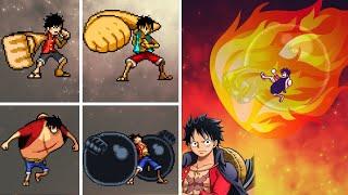 EVOLUTION OF LUFFY'S GEAR THIRD IN ONE PIECE GAMES MUGEN