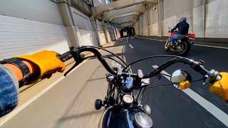 【SR400 ASMR】GWの首都高走行動画をNO編集で　Without editing the running video of TOKYO Expressway LoopLine