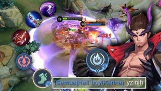 KETEMU VIEWERS DI SOLO RANK , AUTO GENDONG PAKAI BUILD BURST DAMAGE++ || MLBB