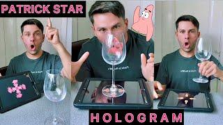 Patrick Star Hologram #hologram #patrickstar #cartoon #animation #tutorial #howto #viral