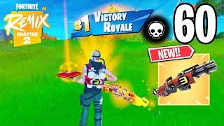 High Elimination EMINEM Solo vs Squads MYTHIC MINIGUN WINS Gameplay (FORTNITE CHAPTER 2 REMIX)!