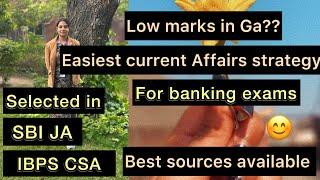 How to get good marks in GA for banking exams by selected SBI JA , IBPS CSA  #sbiclerk #sbipo