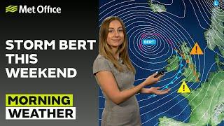 22/11/24 – Some sunshine but still cold – Morning Weather Forecast UK – Met Office Weather