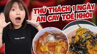 Thử thách 1 ngày ăn cay toé khói | Pít Ham Ăn