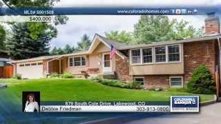 879 South Cole Drive  Lakewood, CO Homes for Sale | coloradohomes.com