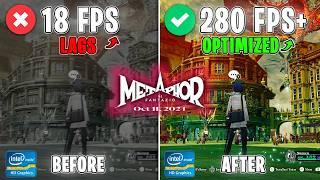 Metaphor ReFantazio: BEST SETTINGS for MAX FPS | Fix Lags and Stutter Easily