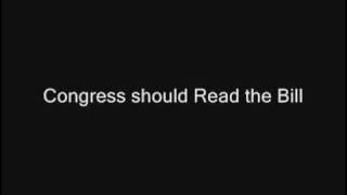 Hey Congress! Read the Bill.