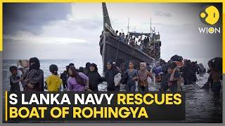 Sri Lanka Navy Rescues Boat Of Rohingyas | World News | WION