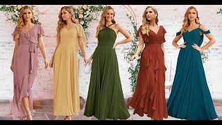 Flowy Chiffon Bridesmaid Dresses Collection - Stacees