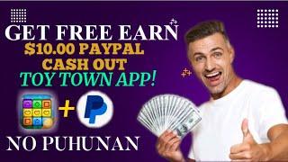 GET FREE EARN MONEY $10.00 PAYPAL CASH OUT COLLECT TICKET'S TOY TOWN APP! LEGIT100%REVIEW NO PUHUNAN