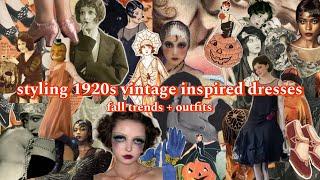 styling fall trends + outfits with BABEYOND | vintage, 1920s inspired fashion, style inspo