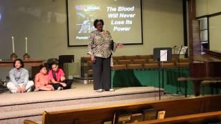 "The Blood Will Never Lose Its Power", Pamela Knox solo 8/24/14