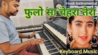 Phoolon Sa Chehra Tera ️ | Instrumental Music | Anari | Udit Narayan | Live Instrumental