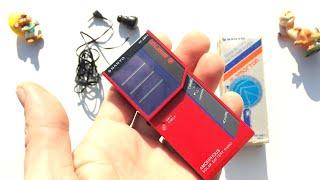 SANYO RP-AMT1 AM Pocket radio AMORTON | Radio Solar Battery Amorphous technical data guide Unboxing