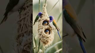 Beautiful Birds Nesting in Nature | Heartwarming Bird Moments |#birdslover #nature #viralshort