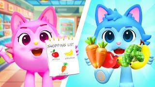 Learn ABC In Super Market | ABC Phonics Songs | The Alphabet Food Song | Little Zoo Kids Song