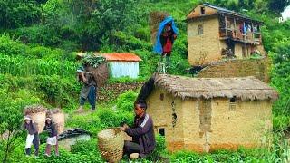 Himalayan Nepali village life || Real Nepali Village Life || Daily activities People in village life