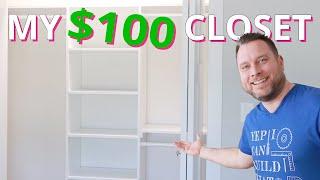 DIY Bedroom Closet With Sheets of Plywood for $100 on a Budget | DIY | Woodworking Project