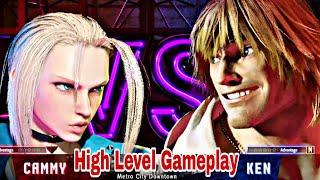 Street Fighter 6  PS4 CAMMY VS KEN High Level Gameplay