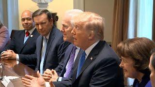 Trump clashes with Republicans in gun control meeting