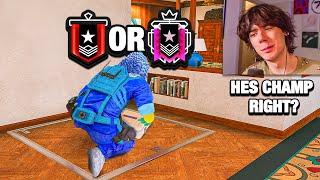 Guessing YOUR Ranks in Rainbow Six Siege (UNBELIEVABLE)