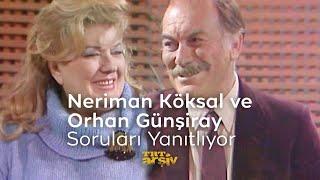 Neriman Köksal ve Orhan Günşiray Soruları Yanıtlıyor (1984) | TRT Arşiv