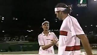 Roger Federer vs Nikolay Davydenko 2004 Miami R2 Highlights