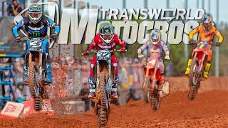 JETT LAWRENCE & ELI TOMAC BATTLE AT SMX PLAYOFF 1 | TWMX SMX [450] RECAP