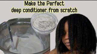 How to make an hydrating deep conditioner/simple recipe/ healthier and longer hair/Natural Hair