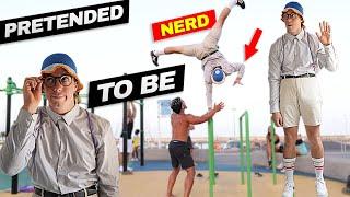 Elite Gymnast Pretended to be a Nerd in the Calisthenics Park