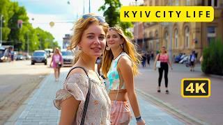  Awe-Inspiring Kyiv Life 2024. Luxury Ukraine today. City tour 4K HDR 