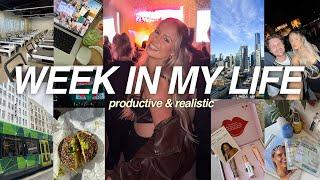 spend a WEEK with me!  (productive & realistic) | pilates, green day concert, work, life updates 