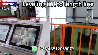 Cold rolled cut to length line machine