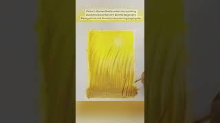 Easy, Simple Wheat Fields Watercolor Painting Tutorial | Step by step Video for beginners | #shorts
