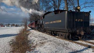 #475 passing Carpenters Strasburg Railroad