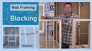 Learn about Blocking in Wall Framing - TEACH Construction Wall Framing Lesson Video Series