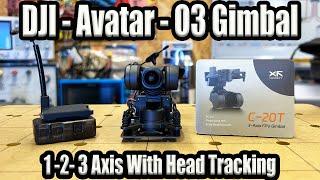 XF Robot C-20T Gimbals For DJI FPV - O3 - Avatar HD - Wireless Head Tracking