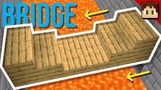 The SIMPLE DRAWBRIDGE! [Minecraft Bedrock 1.21] Tutorial