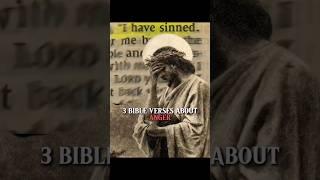3 Bible verses about Anger