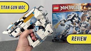 Yes, it’s a Brick Gun! MOC by Dorian Bricktron - Alternate build of LEGO® Ninjago Zane’s Titan Mech