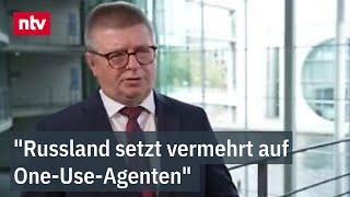 "Russland setzt vermehrt auf One-Use-Agenten" - Verfassungsschutz-Chef Haldenwang zur Lage | ntv