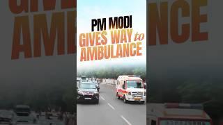 PM's convoy makes way for Ambulance in Bhubaneswar, Odisha | #shorts
